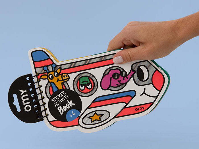 achat Carnet de stickers multi-activités - Avion - Omy