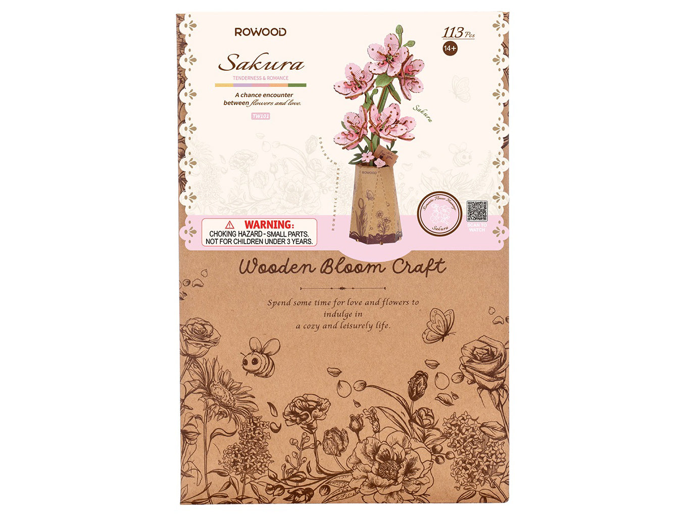 Achat Maquette fleur miniature - Fleur de Cerisier (Sakura) - Rowood