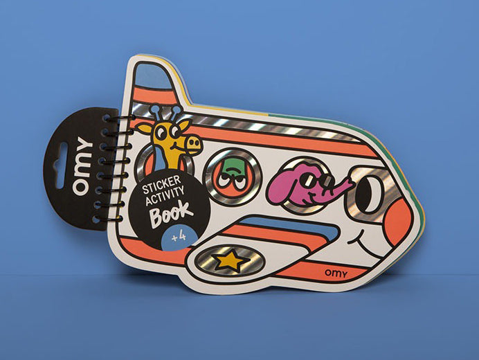 achat Carnet de stickers multi-activités - Avion - Omy