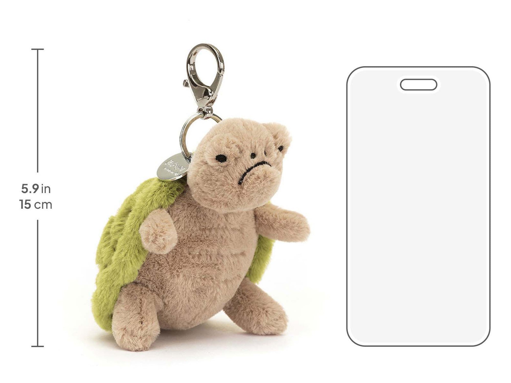 Porte-clés peluche tortue - Timmy Turtle Bag Charm - Jellycat