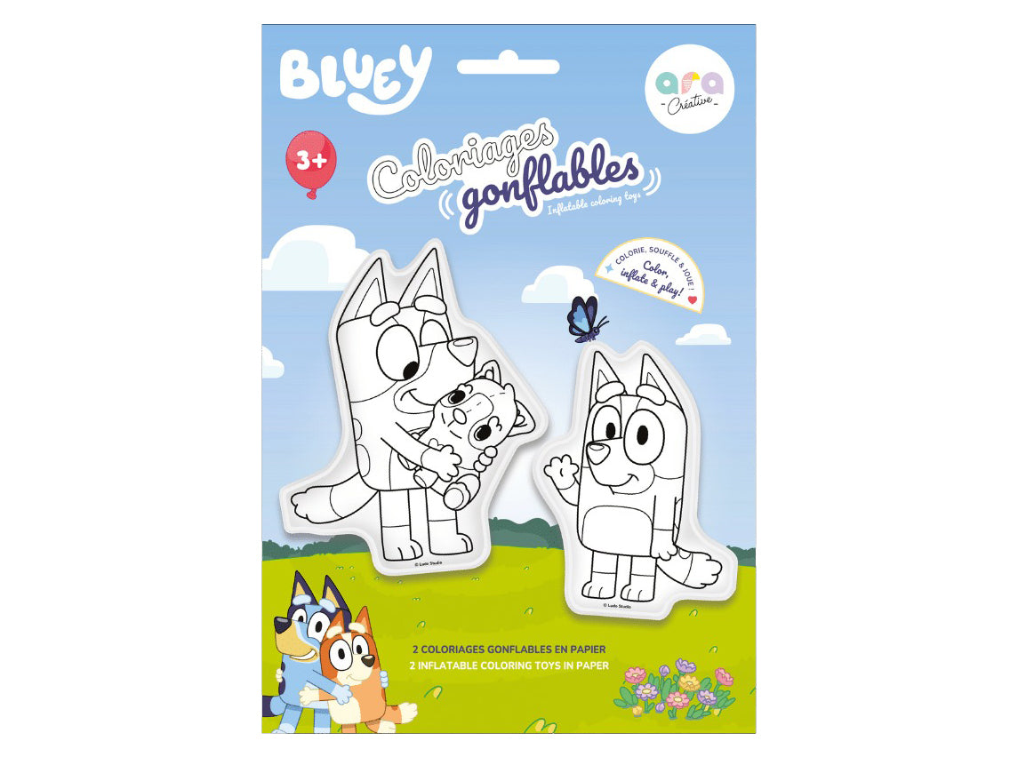 Achat Coloriages gonflables - Bluey - Ara Créative