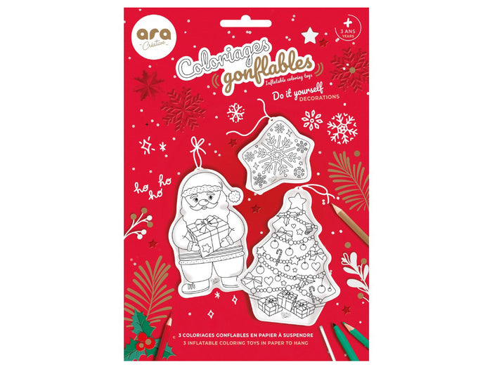 Achat Coloriages gonflables - Noël - Ara Créative