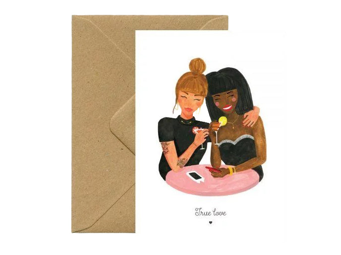 Achat Carte aquarelle - True love - ATWS