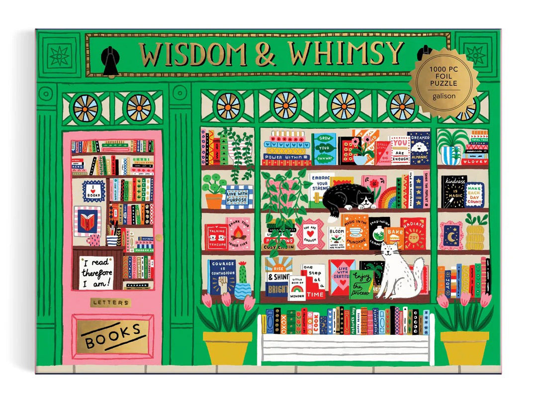 achat Puzzle Wisdom & Whimsy Bookshop - 1000 pièces - Galison
