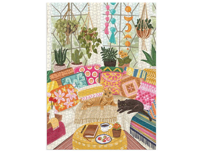 Achat Puzzle Serenity Meow - 1000 pièces - Galison