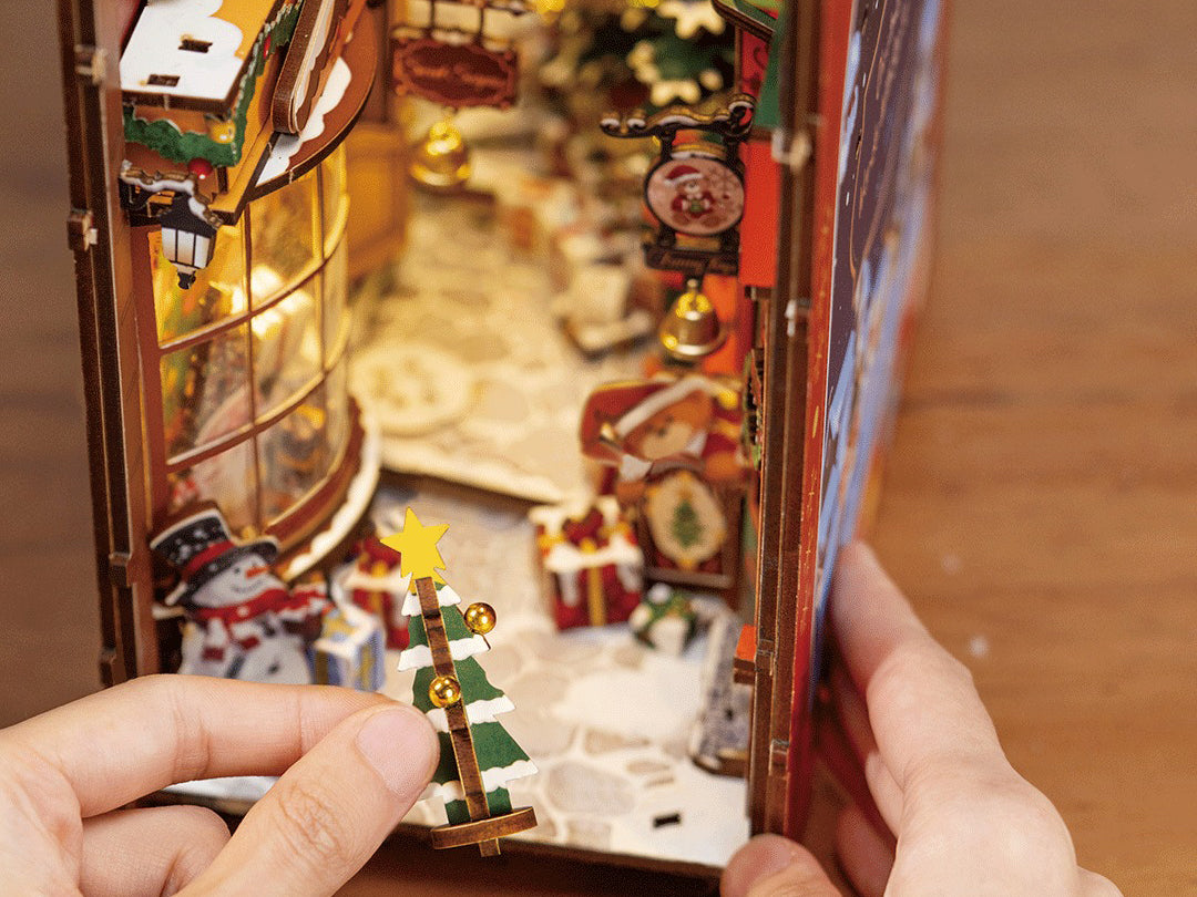 achat Book Nook - Pièce miniature - Christmas Street - Rolife