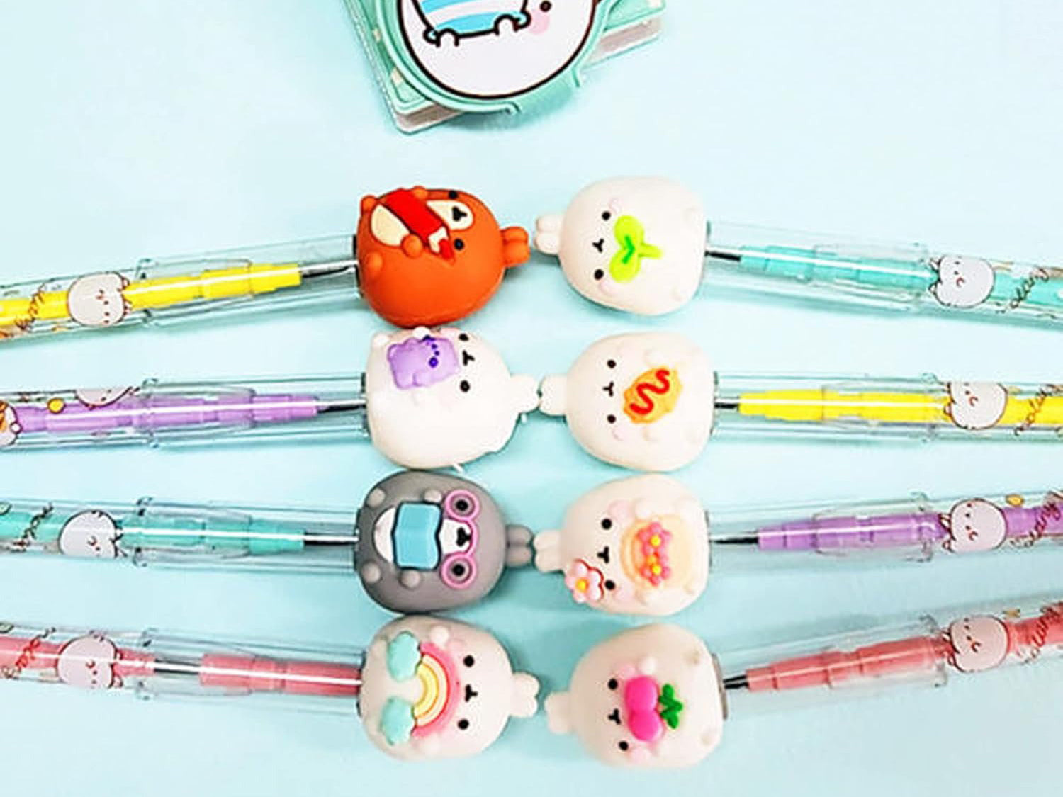 Lot de 4 crayons à cartouche Molang Figure