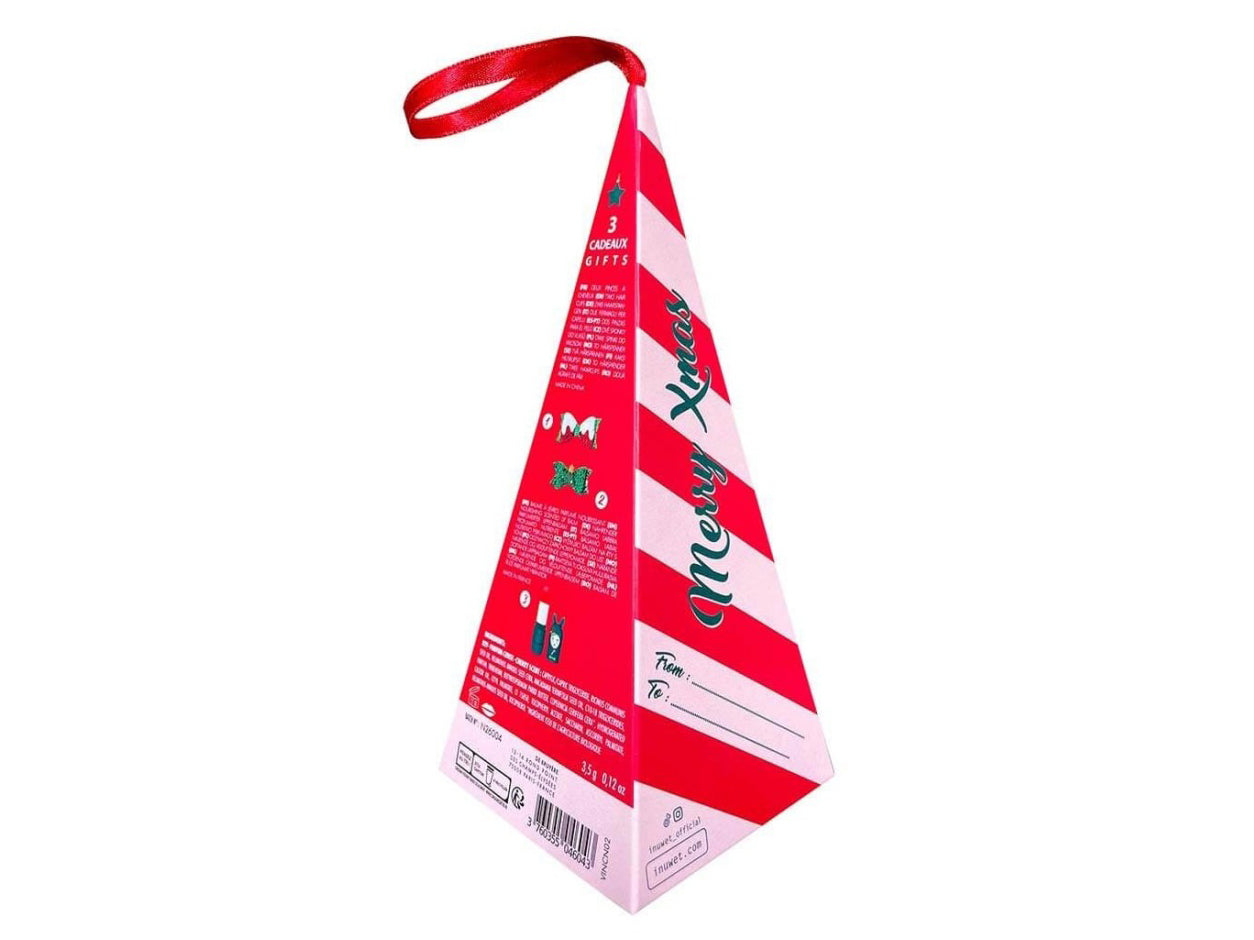 achat Coffret de Noël - Baume à Lèvres Cerise & Pinces à Cheveux - Inuwet
