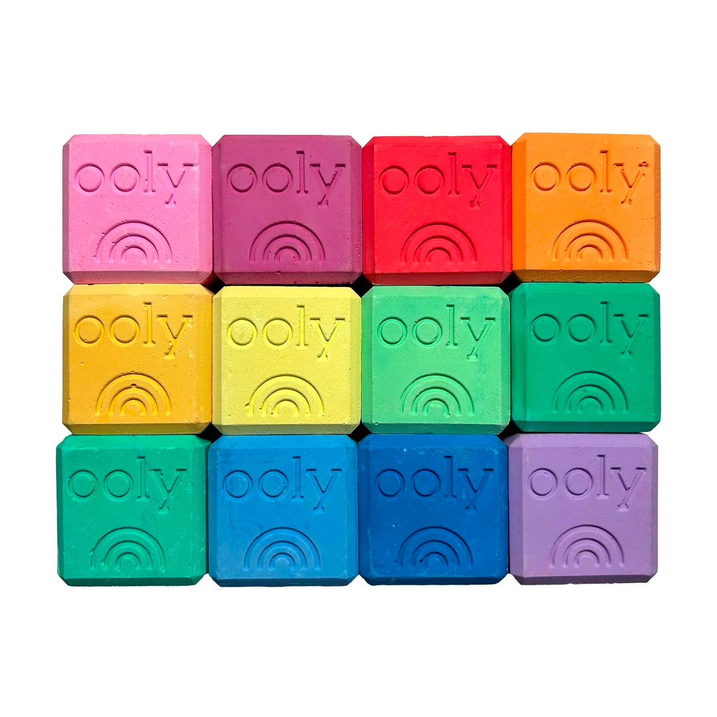 achat Craies de trottoir Chalk-O-Rama Block - 12 couleurs - Ooly