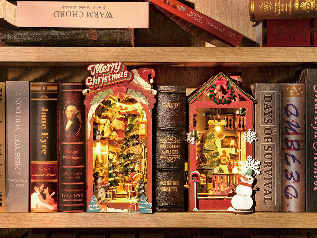 Book Nook - Pièce miniature - Christmas Street - Rolife