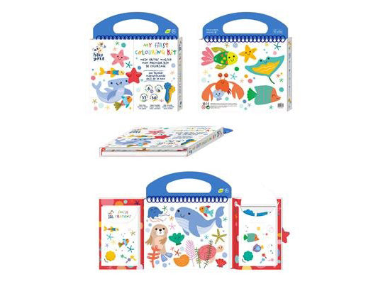 achat Kit de coloriage Animaux marins - Haku Yoka