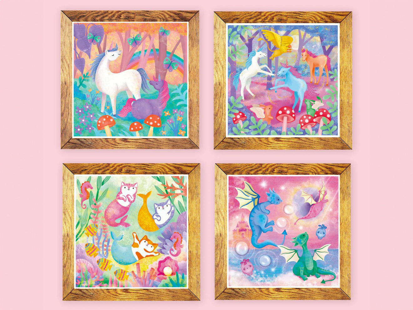 Kit de peinture à l'eau magique - Unicorns Ans Friends