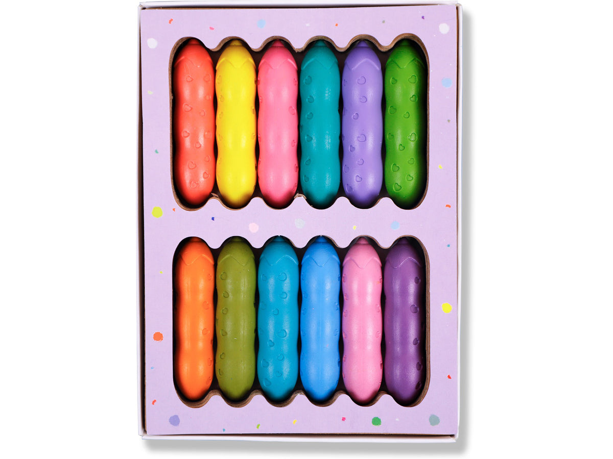 achat 12 crayons pastel Happy Pea Pod - Haku Yoka