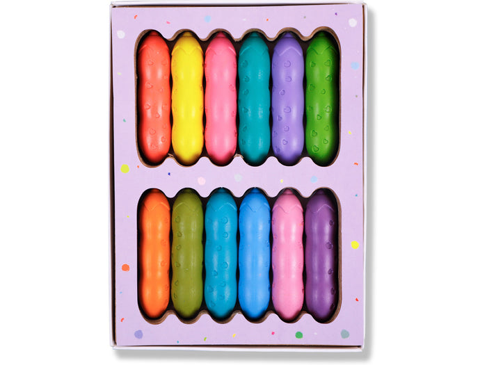 Achat 12 crayons pastel Happy Pea Pod - Haku Yoka