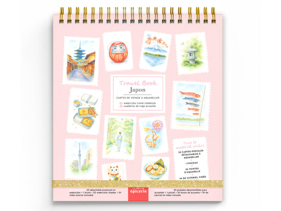 Achat Travel Book - Carnet aquarelle - thème Japon
