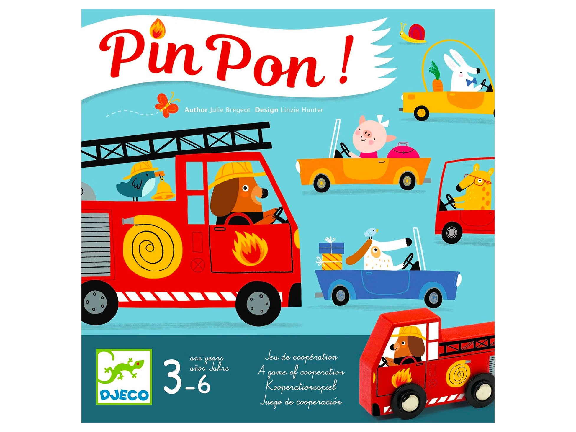 jeu enfants Djeco PinPon pompiers