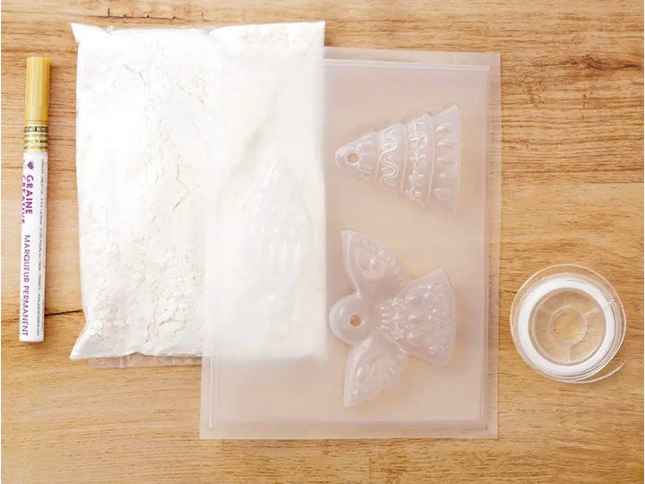 achat Kit Moulage Embellissements de Noël - Graine Créative