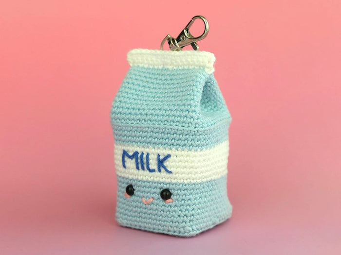 Achat Kit Crochet Bag Charm Milk Carton - Hardicraft