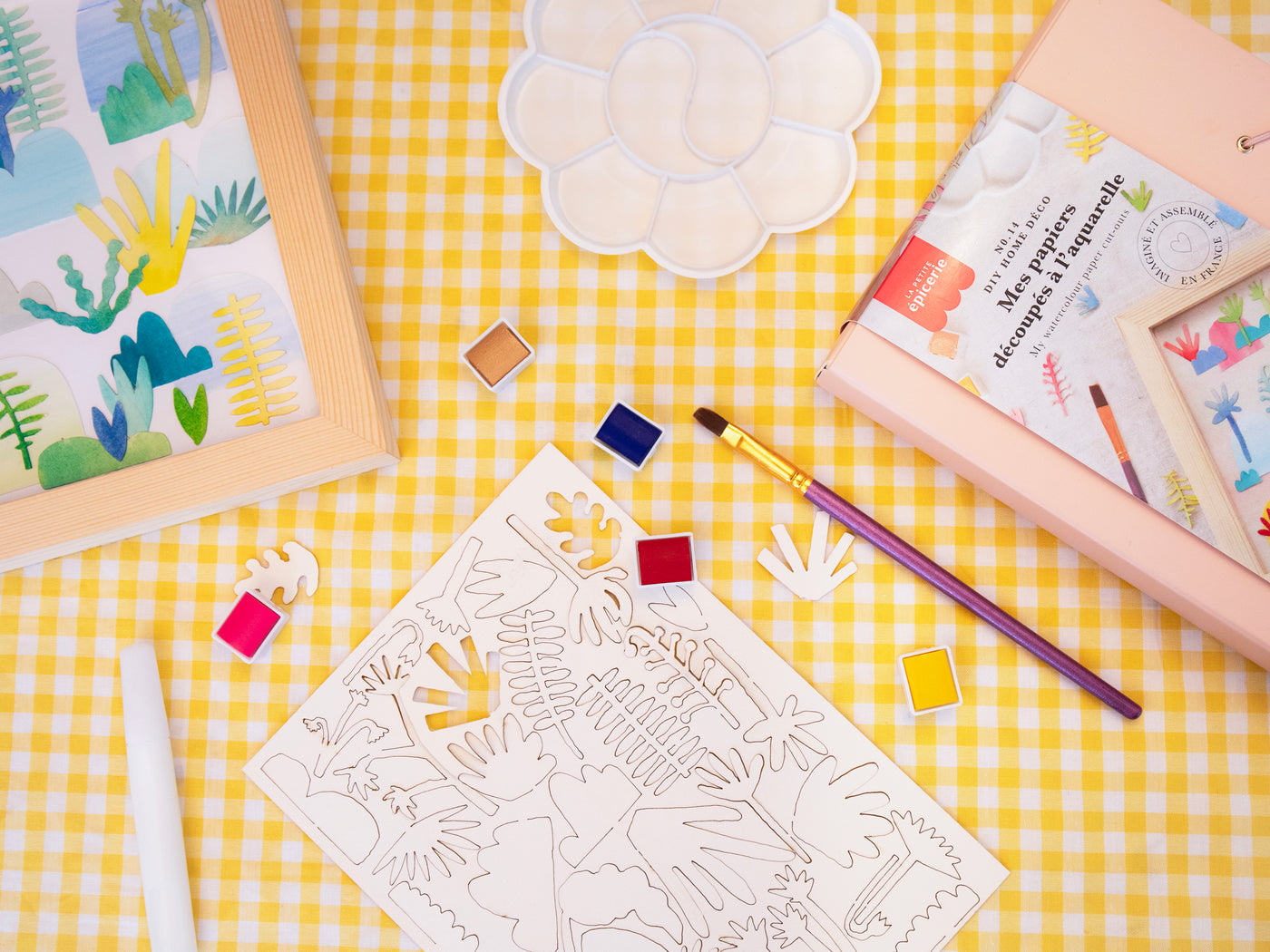 achat Kit DIY Home Déco - Mes Papiers découpés à l'Aquarelle