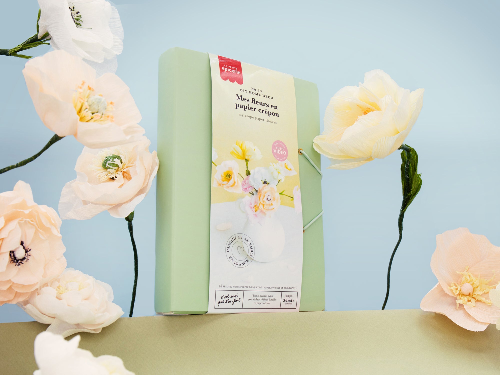achat Kit DIY Home Déco - Mes fleurs en papier crépon