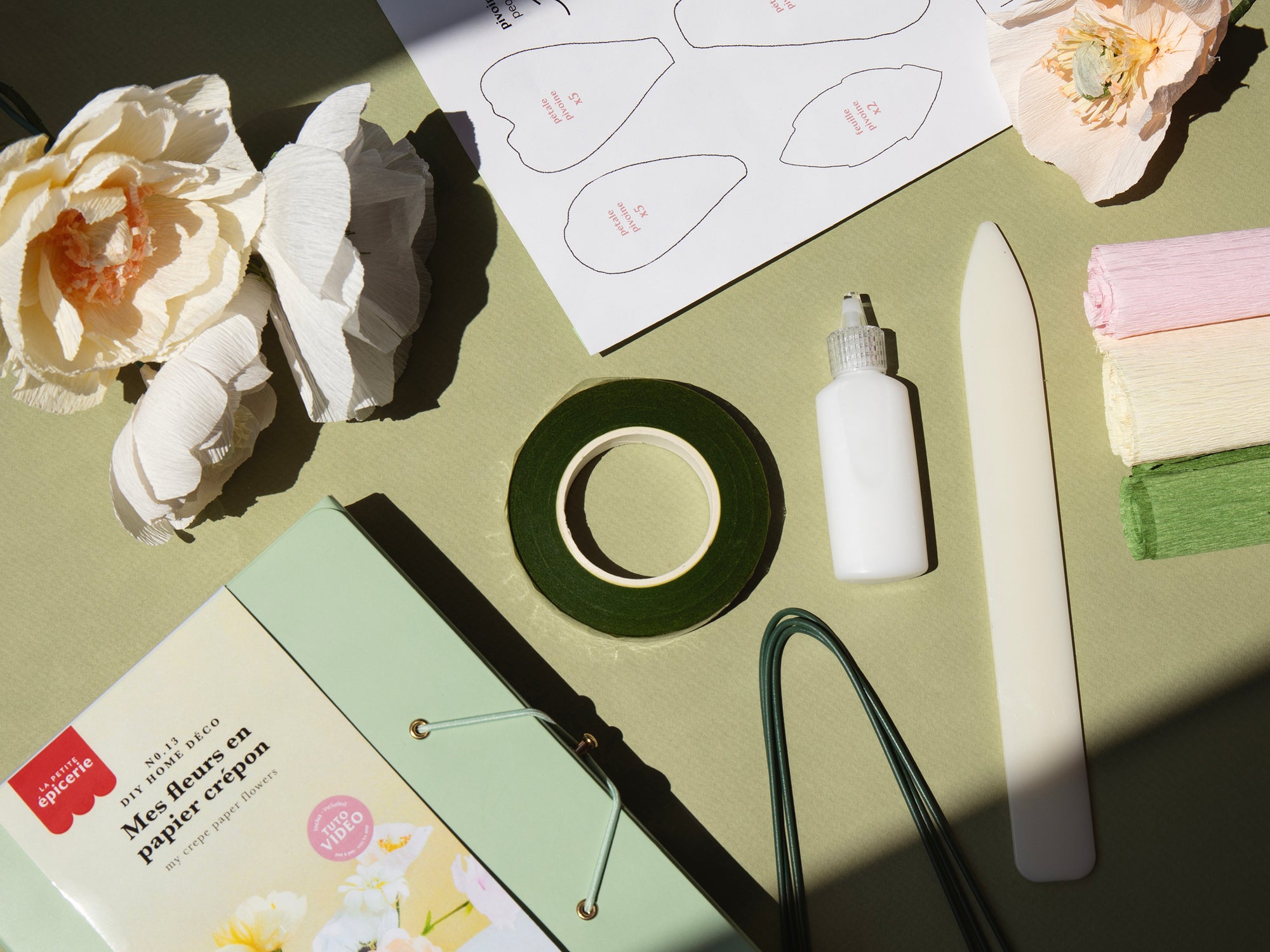 achat Kit DIY Home Déco - Mes fleurs en papier crépon
