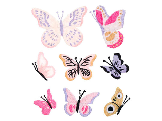 achat Kit de Broderie 21 Papillons - Stick & Stitch - Rico Design