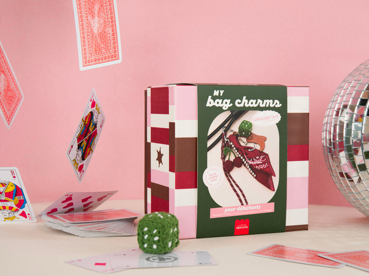achat Kit crochet pour débutant - Bag charms - Cherry Cowboy