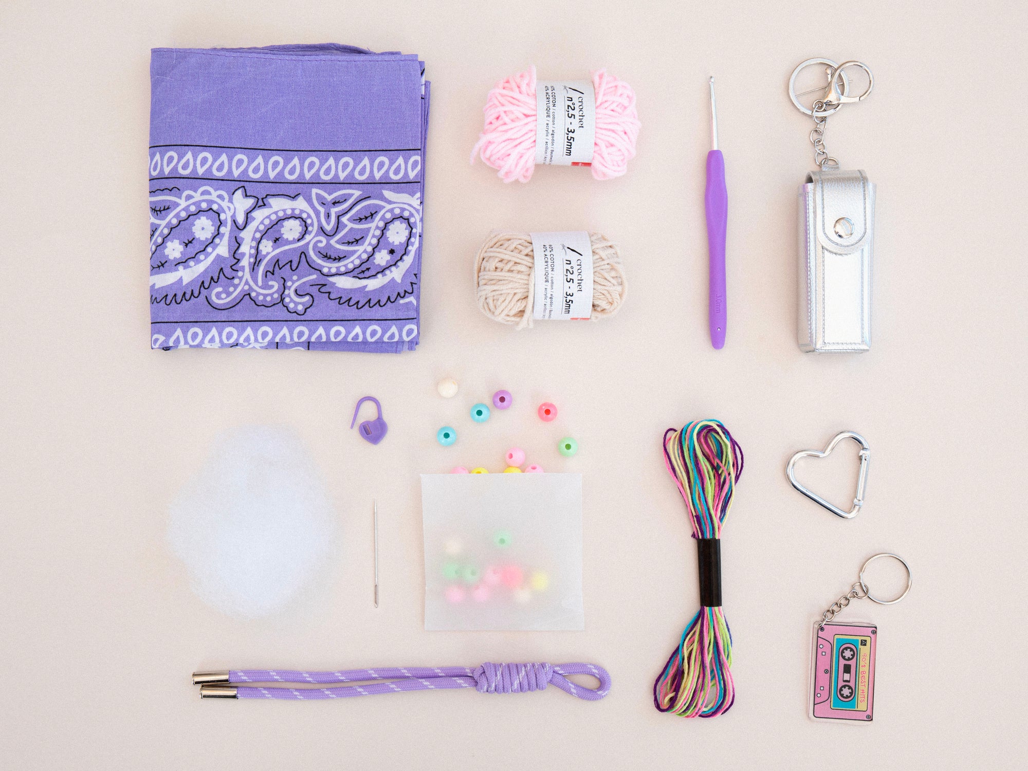achat Kit crochet pour débutant - Bag charms - Pop mood