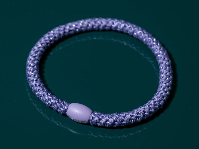 Achat Élastique cheveux Slim Lilas pailleté - Kknekki