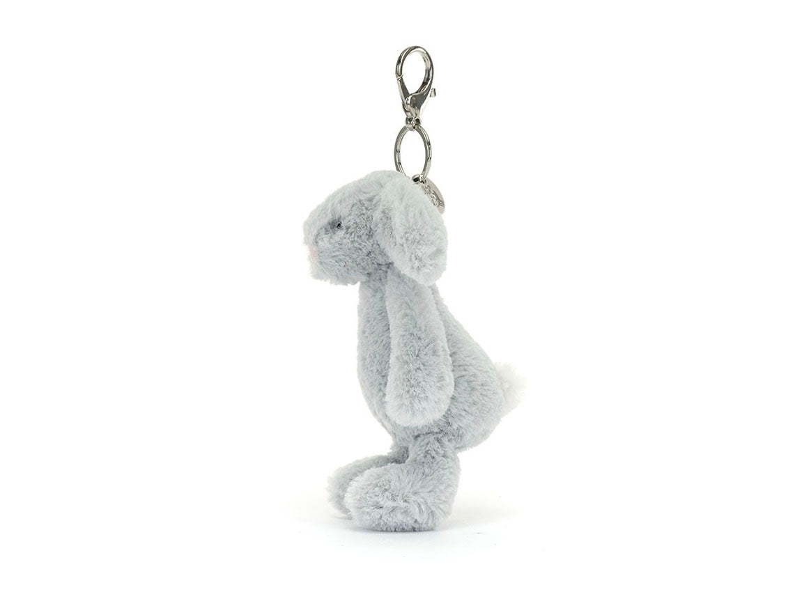 achat Porte-clé Lapin Bashful Silver Bag Charm - Jellycat