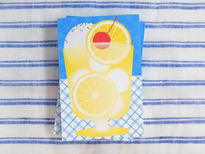 Achat Mini bloc memo Summer Lemonade - Fruit fries Design Lab