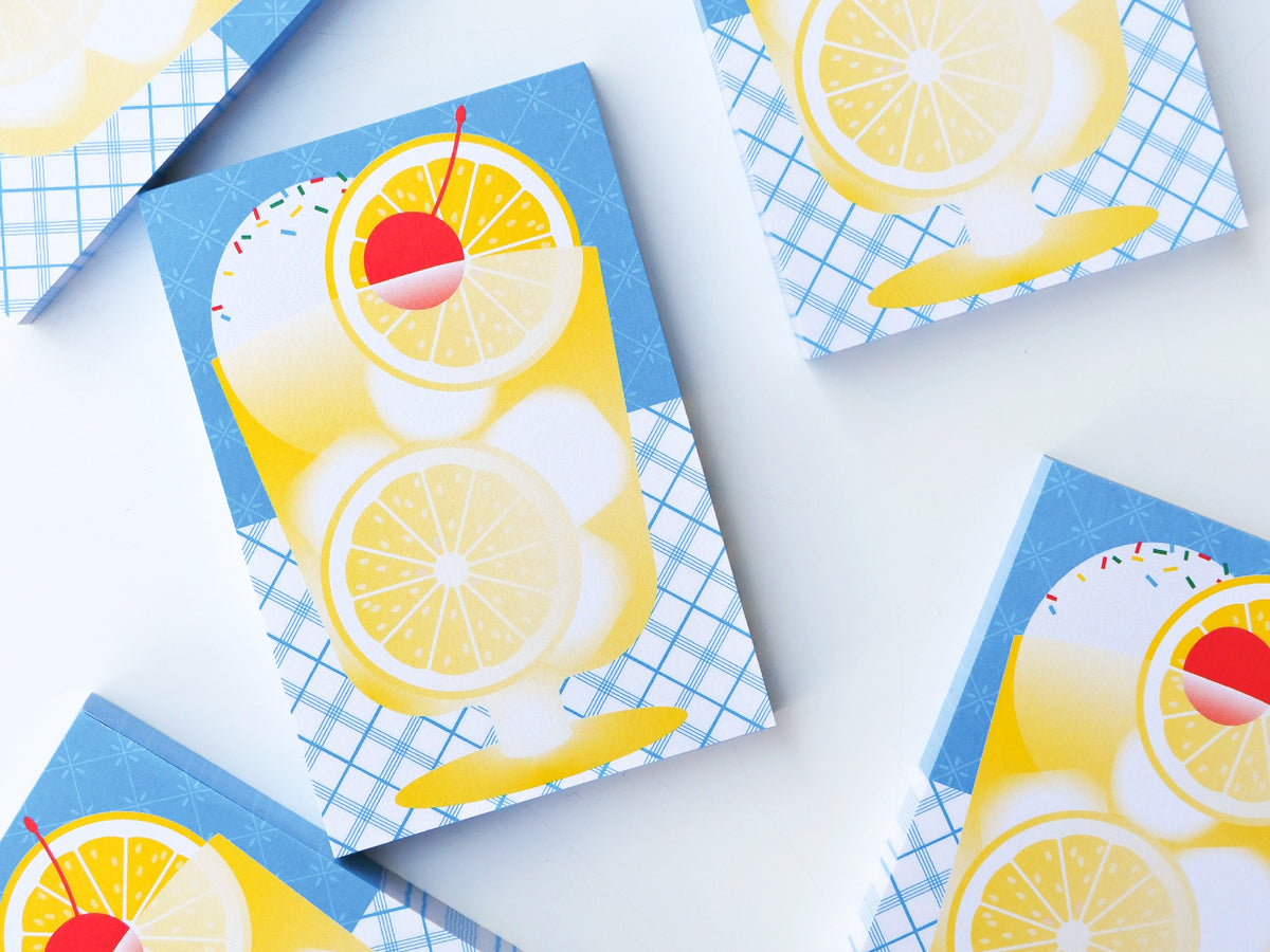 achat Mini bloc memo Summer Lemonade - Fruit fries Design Lab