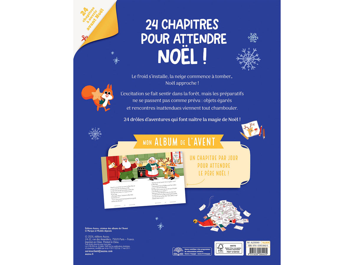 achat Mon album de l'avent - Les aventures secrètes de Noël - Auzou