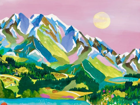 Achat Puzzle Lever De Soleil Sur Les Alpes - 500 pcs