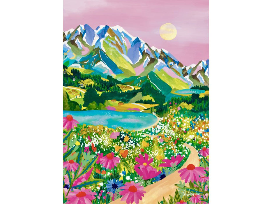 Puzzle Lever De Soleil Sur Les Alpes - 500 pcs