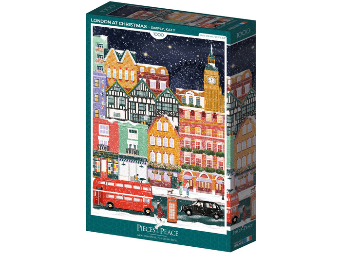 Achat Puzzle Londres À Noël 1000 pièces - Pieces & Peace