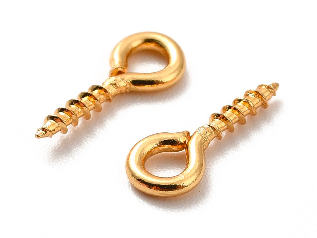 achat 20 Pitons à œillet dorés 18K pour bijoux DIY