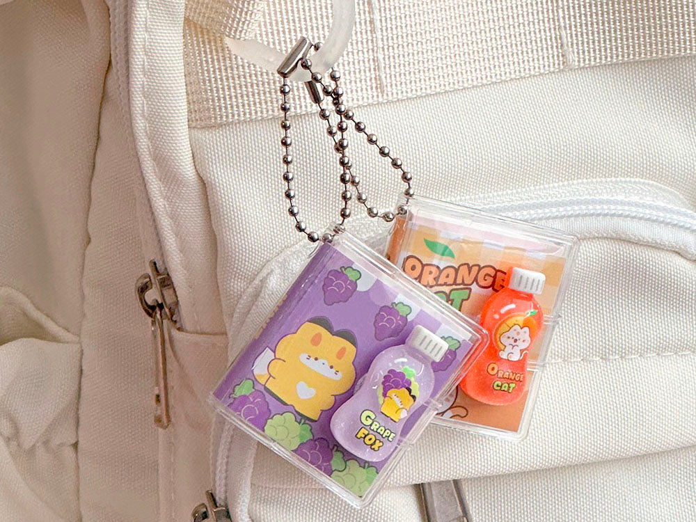 achat Lot de 2 Porte-clés mini carnets - Miniz Buddy  (couleurs aléatoires)