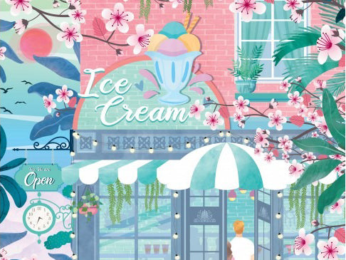 Achat Puzzle Magasin de Glaces - 1000 pcs