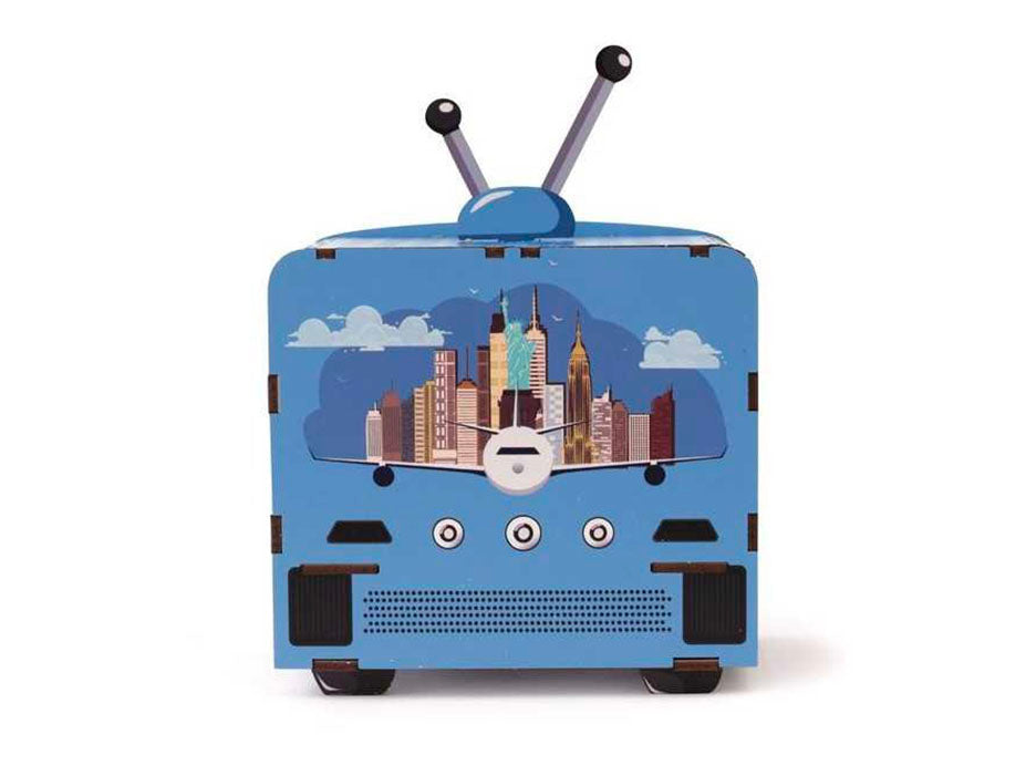 achat Maquette 3D Bois - Tv New York - Graine Créative