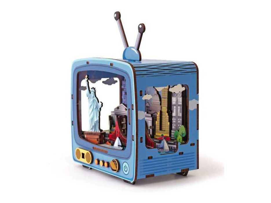 achat Maquette 3D Bois - Tv New York - Graine Créative