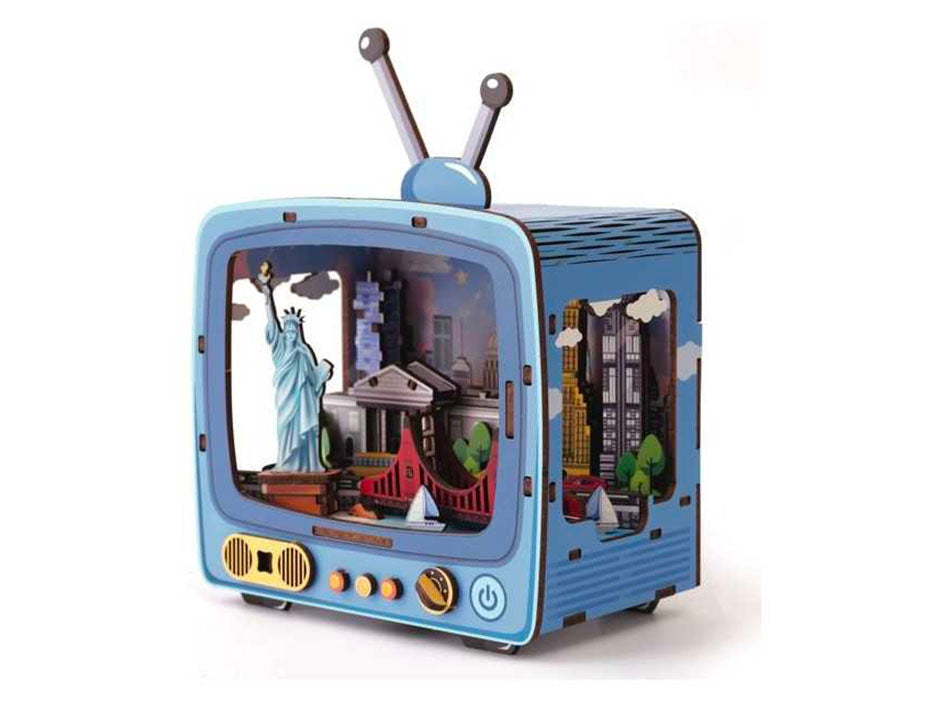 achat Maquette 3D Bois - Tv New York - Graine Créative