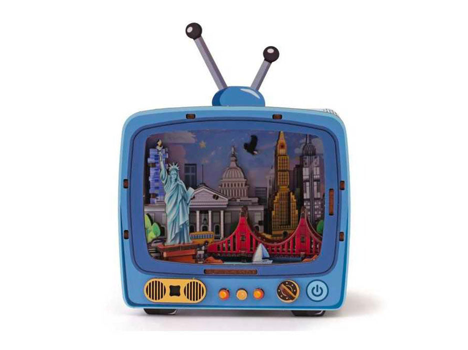 achat Maquette 3D Bois - Tv New York - Graine Créative
