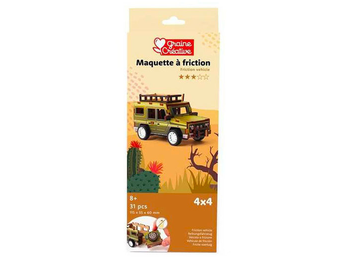 Achat Maquette 3D Bois - Véhicule 4X4