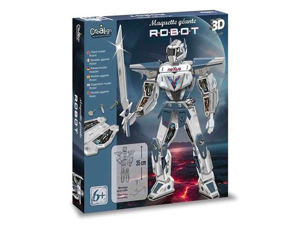Achat Maquette géante Robot 3D - Créa Lign'