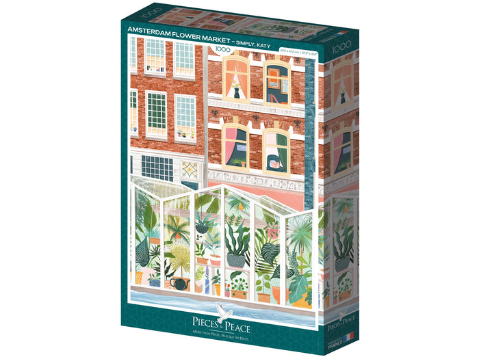 Achat Puzzle Marché Aux Fleurs D'Amsterdam 1000 pièces - Pieces & Peace