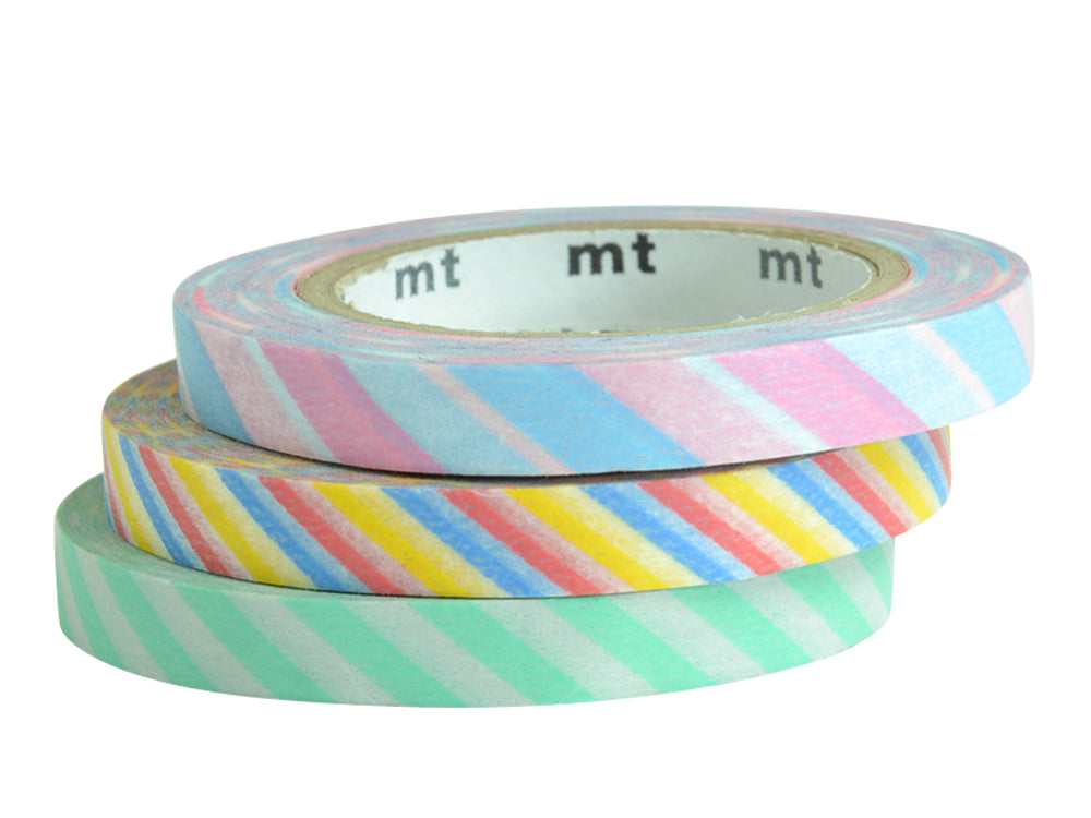 Achat Masking tape trio slim - Bicolore twist pastel