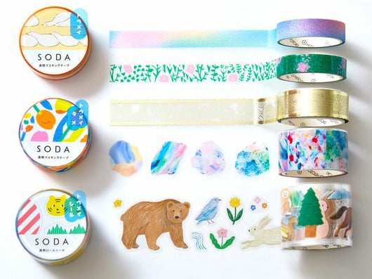 achat Masking tape transparent - Tigre 22 mm x 3 m - KINGJIM SODA