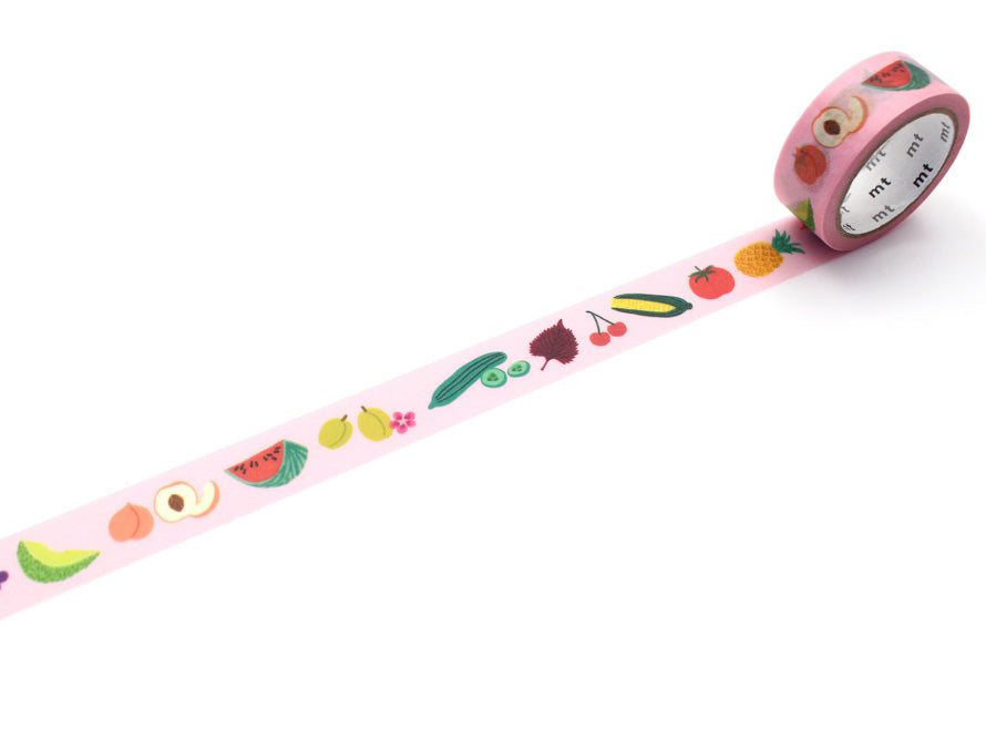 achat Masking Tape MT x Lea Maupetit été fruité - Scrapbooking - 5 cm x 5 m