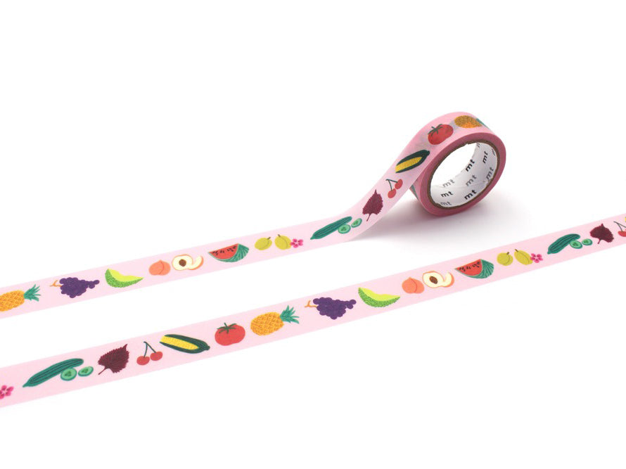 achat Masking Tape MT x Lea Maupetit été fruité - Scrapbooking - 5 cm x 5 m